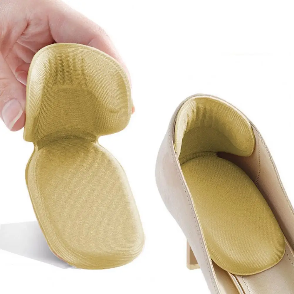

Heel Stickers Sneakers Heel Protection Pads Pain Relief Shoe Size Reducer Half Cushion Heel Inserts T-Shaped Shoe Foot Care Pad