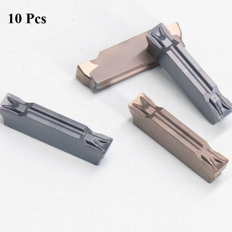 

10 Pcs MGMN Groove Cutting Blade CNC Tool Cemented Carbide Tungsten Steel