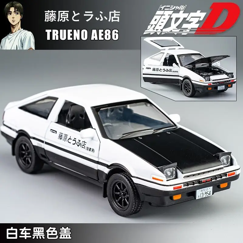 

Имитационная модель Toyota AE86, текст D, модель автомобиля из сплава, JDM, коллекция игрушечных автомобилей, орнамент, подарок для мальчика