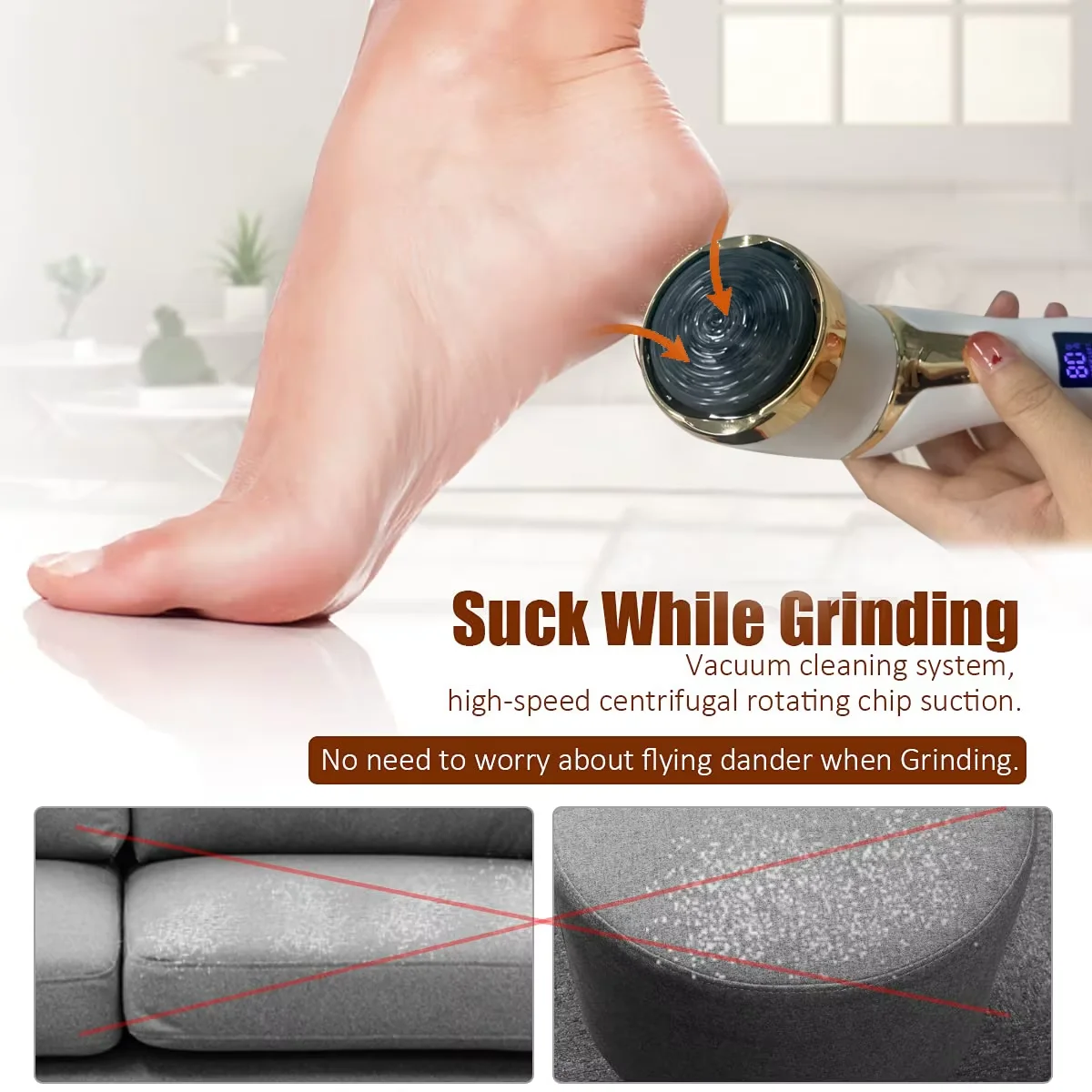 Pedicure Machine Callus Remover Pedicure Tools Professional Foot Dead Skin Remover Foot Grinder Electric Foot Grinder Elec image 5