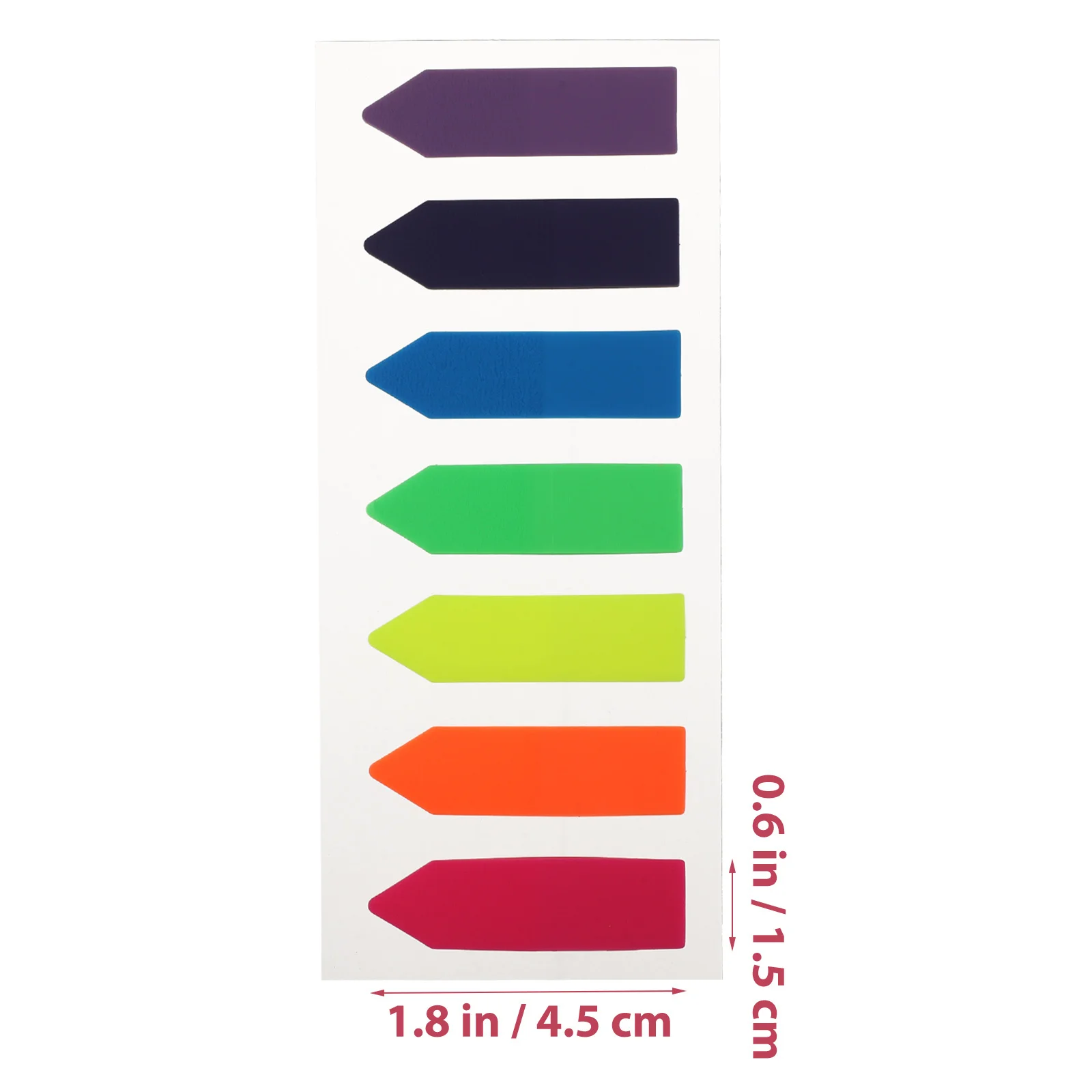 

6pcs Paper Page Markers Sticky Memo Pads Colorful Marker Stickers For Book Tabs Reading Page Guide Labeling Notes School Office