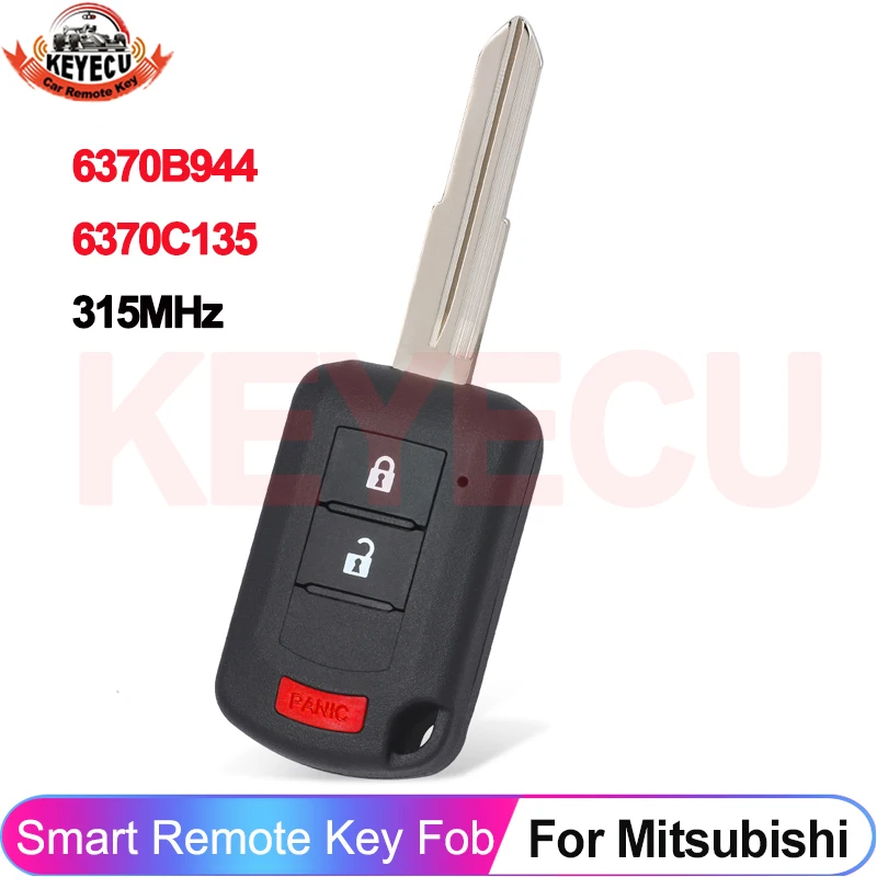 

KEYECU для Mitsubishi Outlander 2016 2017, Eclipse Cross 2018 2019 2020 2021 2022, головной дистанционный ключ автомобиля OUCJ166N 6370B944 6370C135