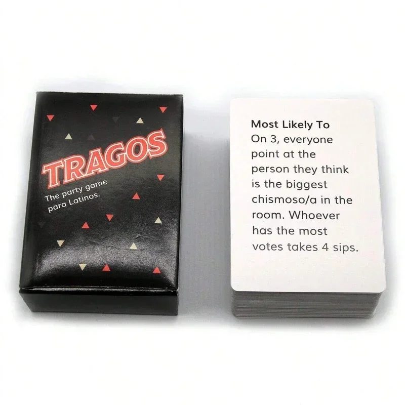 1pc “Tragos” Party Drinking Game,Family Gathering Game Card,Fun Card Game,Party Board Games