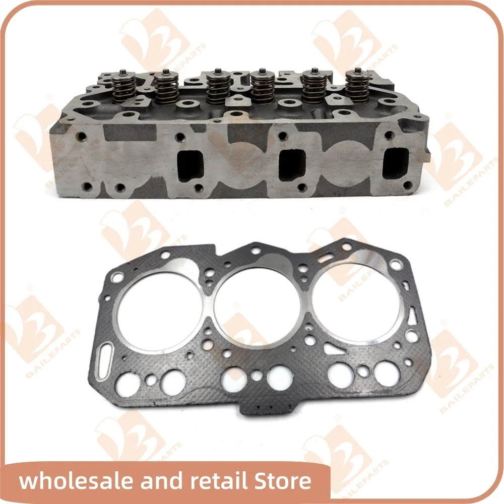 

For Yanmar 3TNV76 Cylinder Head Assy with Valve & Cylinder Head Gasket Engine Overhaul Rebuild Kit Spare Parts