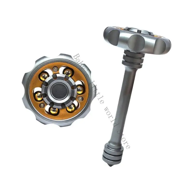 

Permanent Mixture Fiddle Spinner Conjuring Combined Plan Detachable Finger Toy 6 Integrated Metal Globes For And B2EB