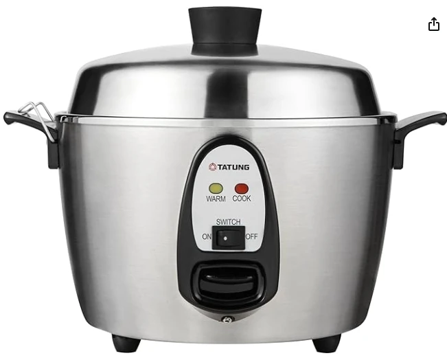 6 Cup Multi-Functional Stainless Steel Rice Cooker – Silver