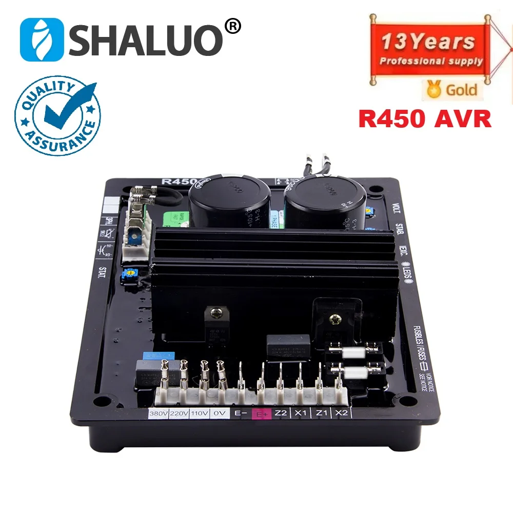 High Quality AVR R450 Generator Automatic Voltage Regulator For Leroy Somer Diesel Alternator Stabilizer