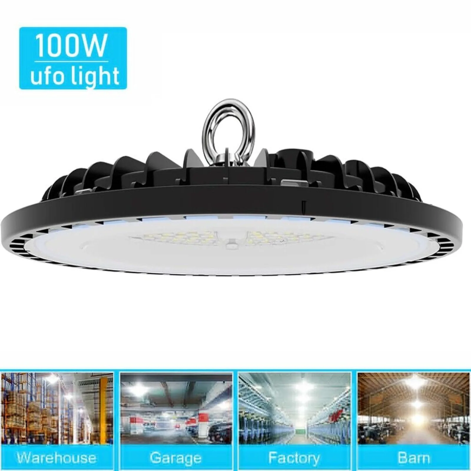 

US 100W High Bay Light Industrial Commercial Factory Warehouse Shop Light