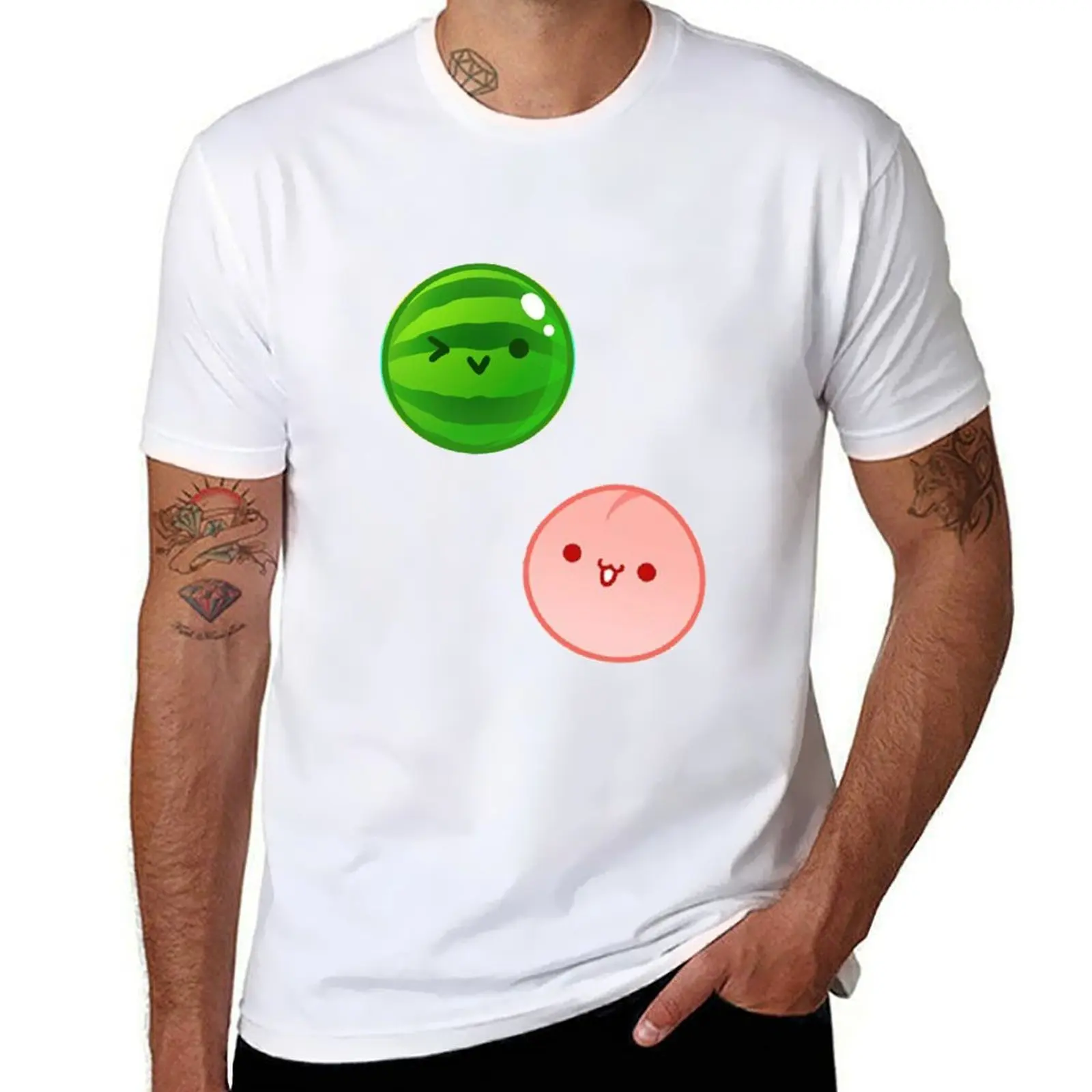 

Suika game T-Shirt funny t shirts cotton essential t shirt cotton t shirt pack T-Shirt