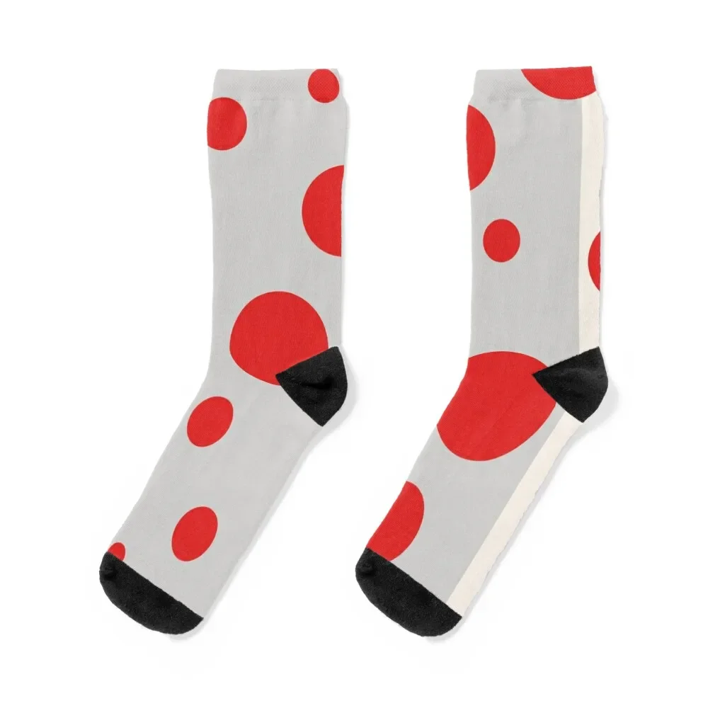 

Yayoi Kusama Red Dots Socks anti-slip luxe japanese fashion Men's Socks Luxury Women's