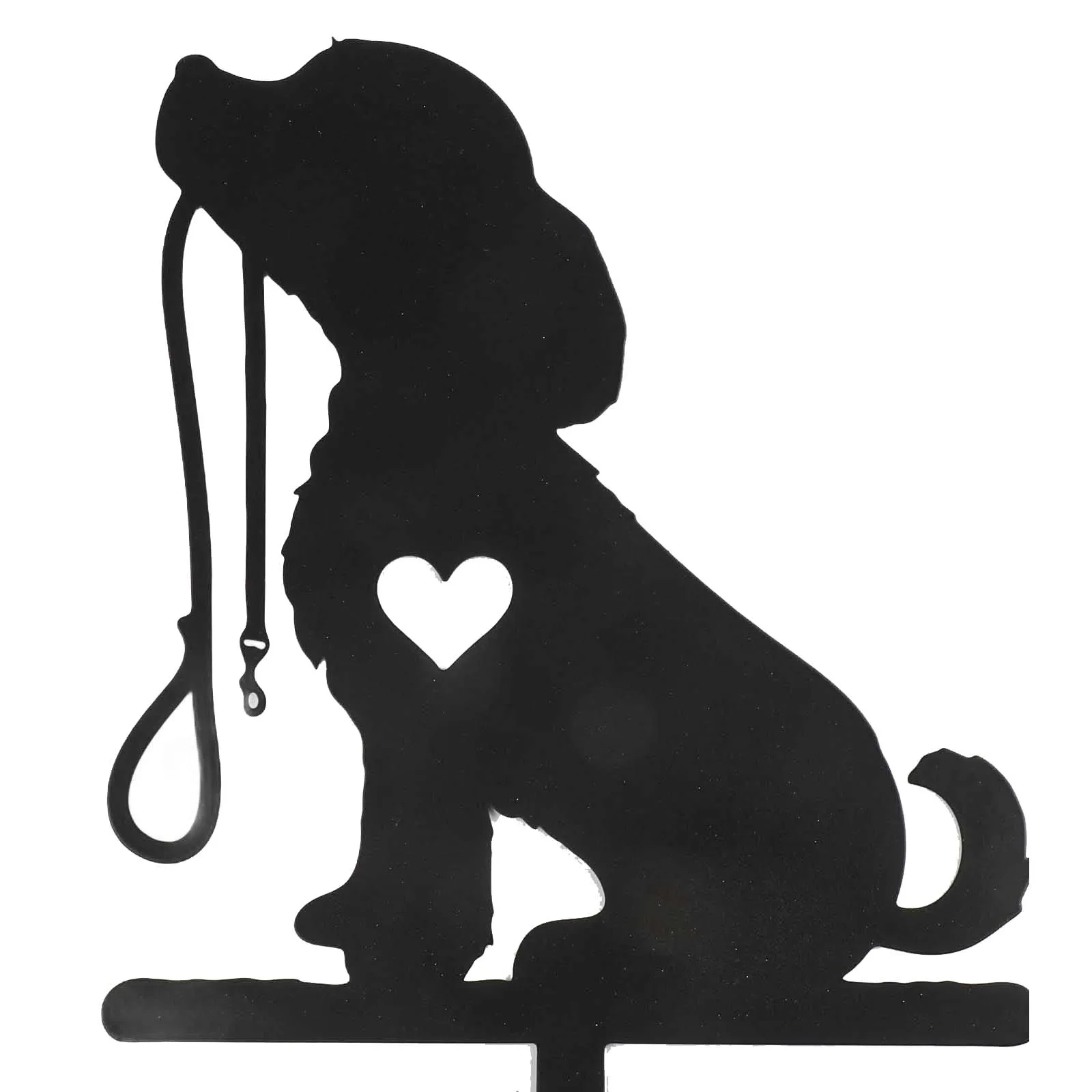 Creative Interior Decoration Dog Silhouette Decoration Outdoor Areas Garden Spaces Visual Appeal Weather Resistant Firm Material