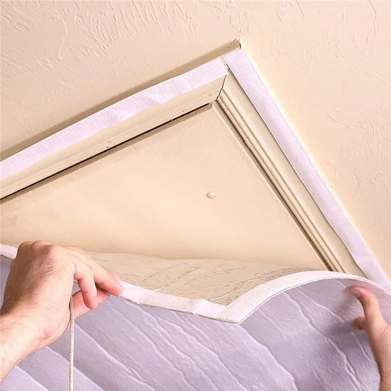 

Attic Fan Cover 129X129Cm Aluminum Film Insulation Seal Reusable For Ceiling Shutter Ventilation Opening Household Cold