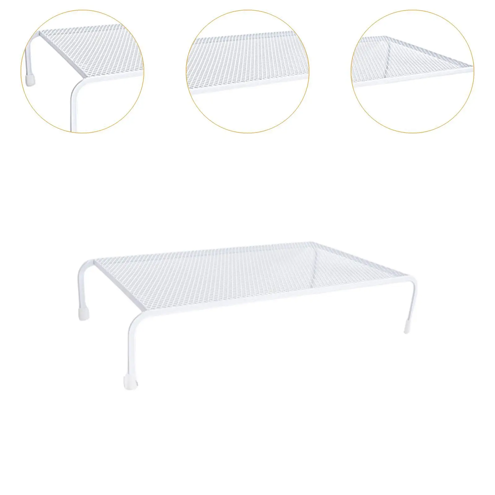 Monitor Stand Riser Versatile Stable Free Installation Metal Monitor Shelf Desk Shelf Riser for Home Laptop Printer Dorm Desktop