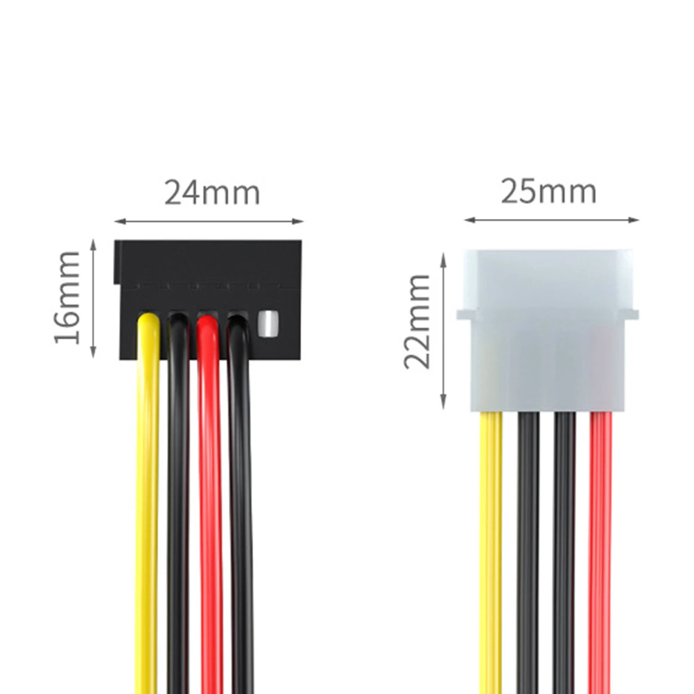 Kabel rozdzielający zasilanie dysku twardego SATA 3.5/2.5 cala 1 na 5, kabel rozdzielający zasilanie dysku twardego SATA 18AWG