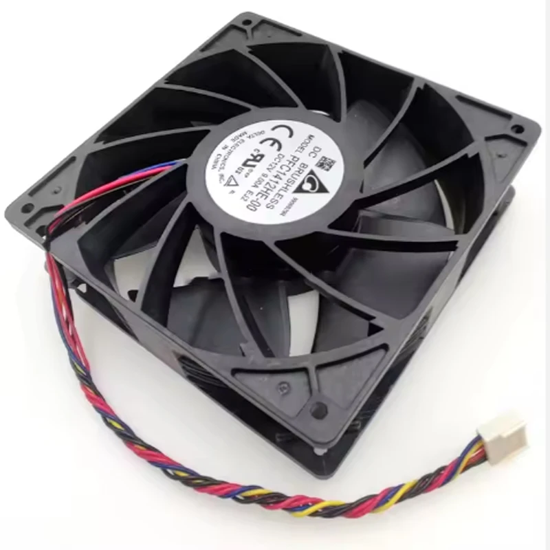 PFC1412HE-00 12v 9.00A 140x140x38mm 14038 108W 14CM 380CFM E10 server fan