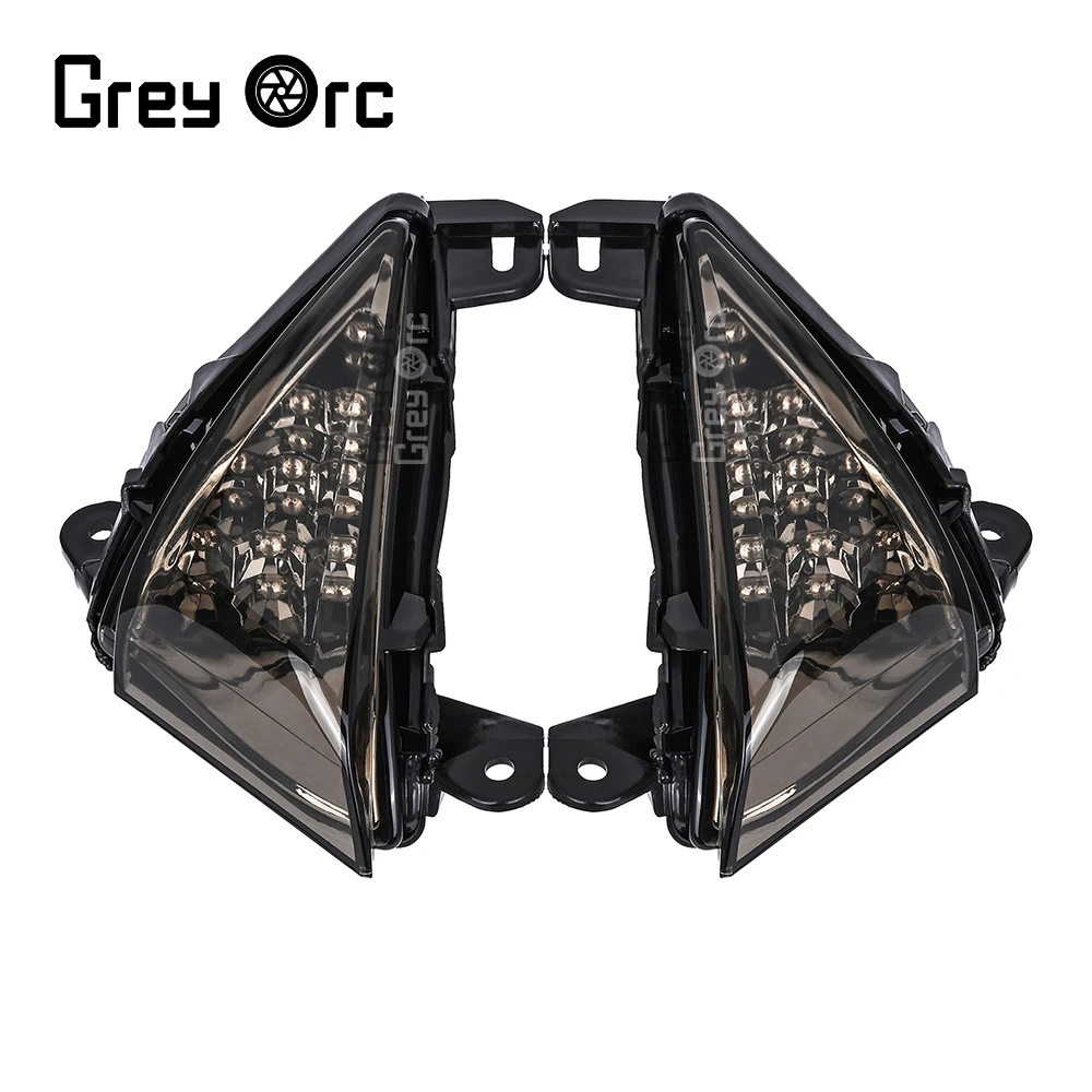 Motorcycles Front Turn Signal Light Flashing Light For Kawasaki Ninja ZX10R 2006-2007 ER6F ER6N 2006-2008 Smoke/Clear Lamp