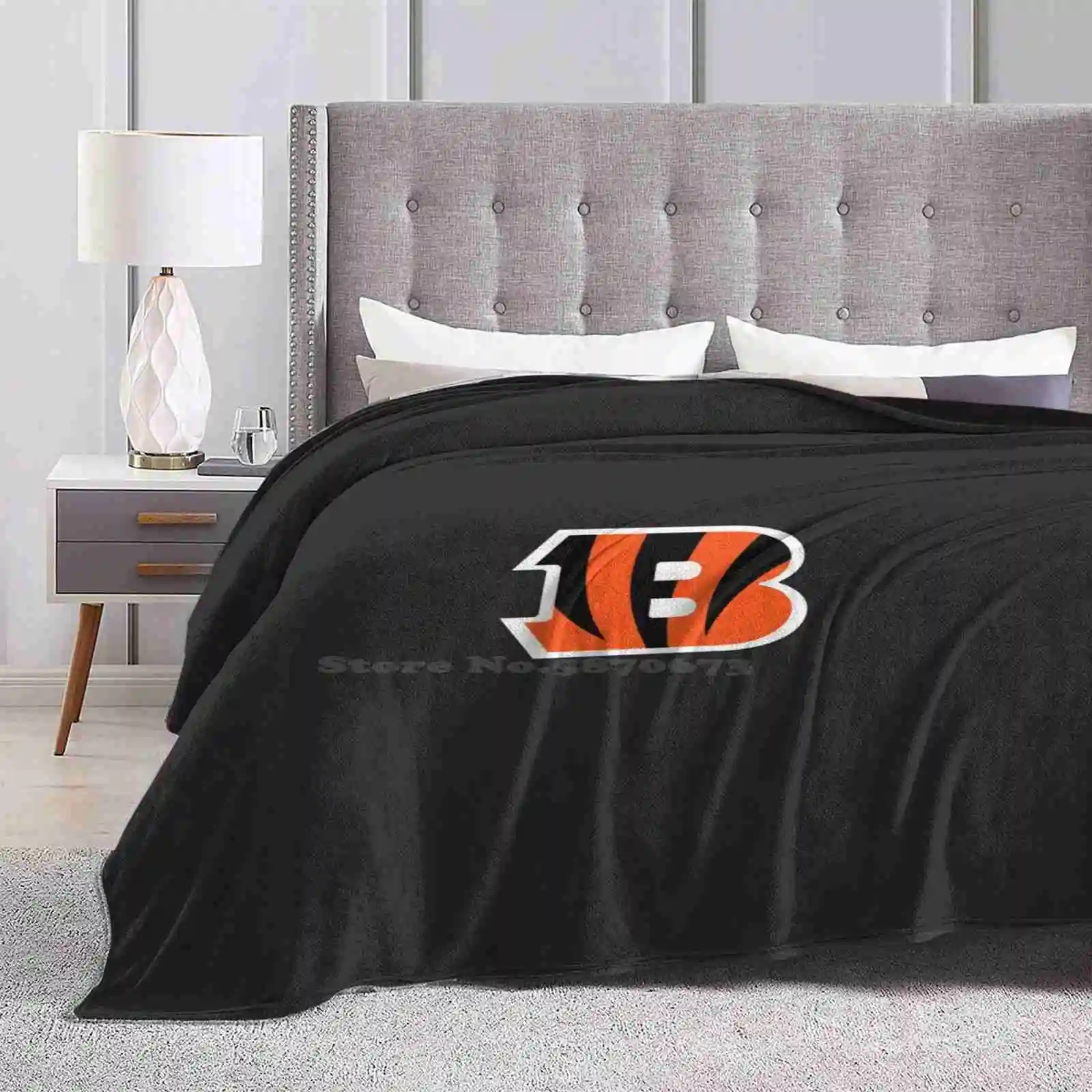 The Bengals Classic T-Shirt Soft Warm Throw Blanket The Bengals