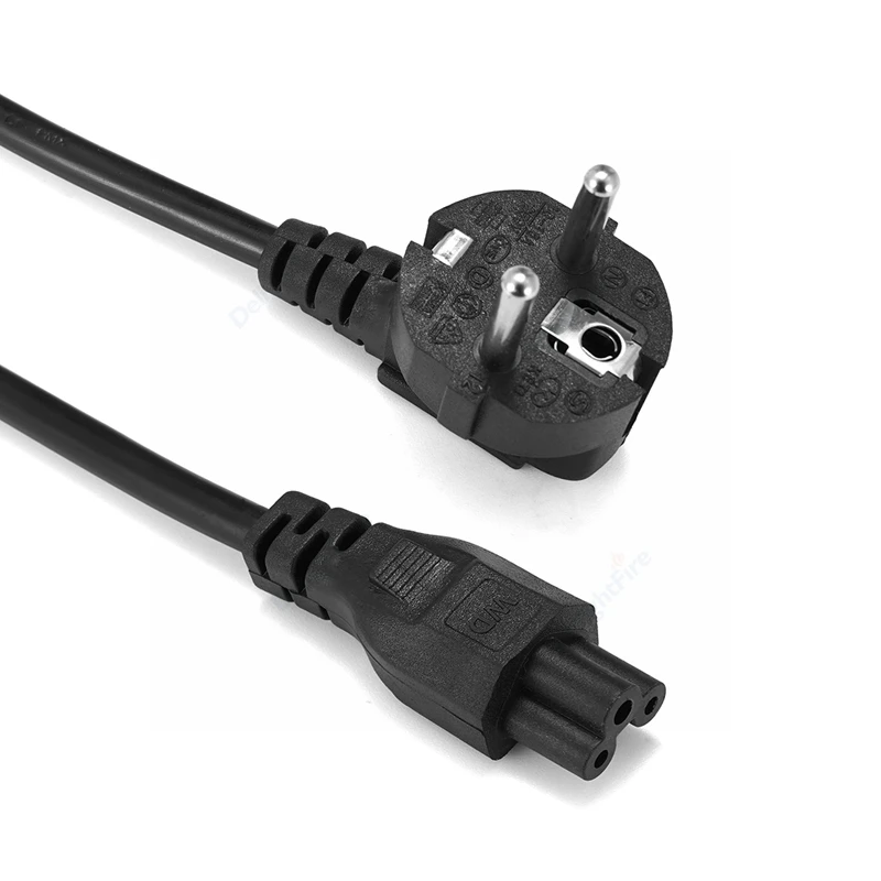 Type E Power Cable Cord IEC320 C15 2 Prong 1.5m 3x0.75mm² EU Plug Power Extension Cord For Electric Frying Pan UPS PDU Servers