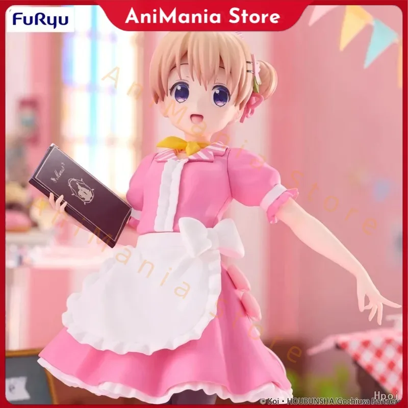 

In Stock Original FuRyu Is The Order A Rabbit Hoto Kokoa PVC Anime Character Model Collection Desktop Decoration Toys Gifts