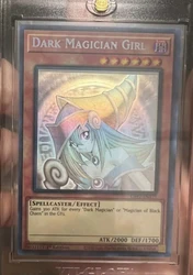 Yugioh KONAMI Duel Monsters GFP2-EN177 Dark Magician Girl Ghost Rare Holographic 1st Edition English TCG Collection Mint Card