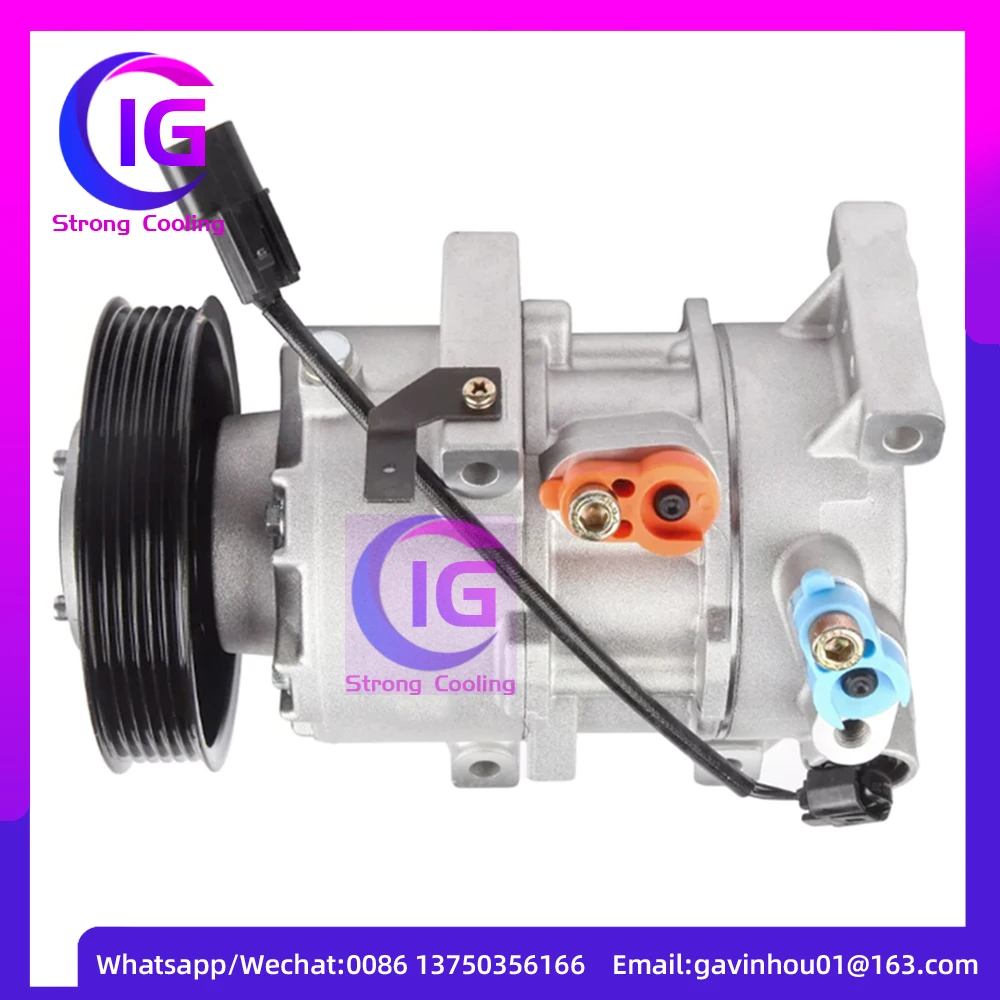 New Auto AC Compressor For Hyundai Accent 1.6L / Kia Rio 1.6L 2012 2013 2014 2015 2016 2017 977011R100 977011W600 CM105126