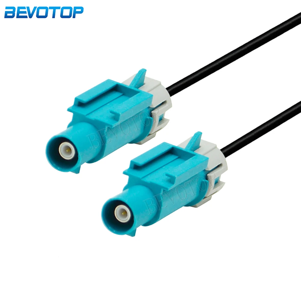 

RG-174 Waterproof Fakra Z Male Plug to Z Male Connector RG174 RF Coaxial Extension Cable 50 Ohm Coax Pigtail Jumper 15CM-10M