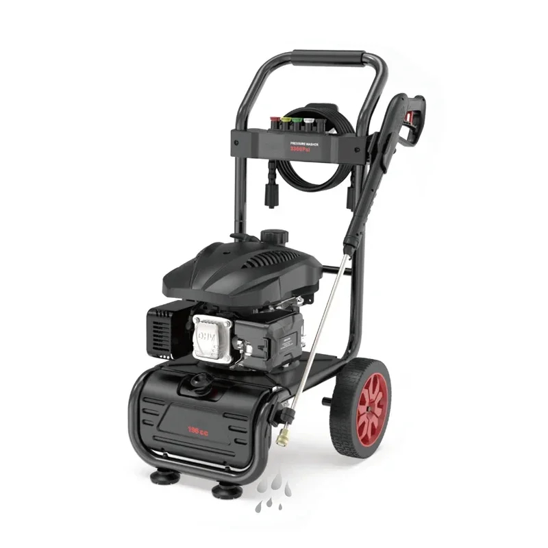 Очиститель давления 3300 фунтов на квадратный дюйм бензиновая автомойка высокого давления Очиститель давления 3300 фунтов на квадратный дюйм бензиновая автомойка высокого давления