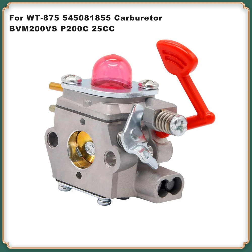 

Replacement Carburetor for 25CC Blower BVM200VS, P200C - Models WT-875, 545081855