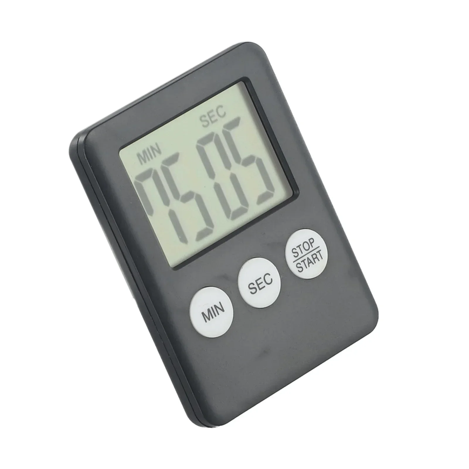 Stopwatch Digital Timer 1 Set 1.5V Battery 6.0 X 7.0 X 1.0 Cm Easy-to-read Scale End Time LCD Display Practical