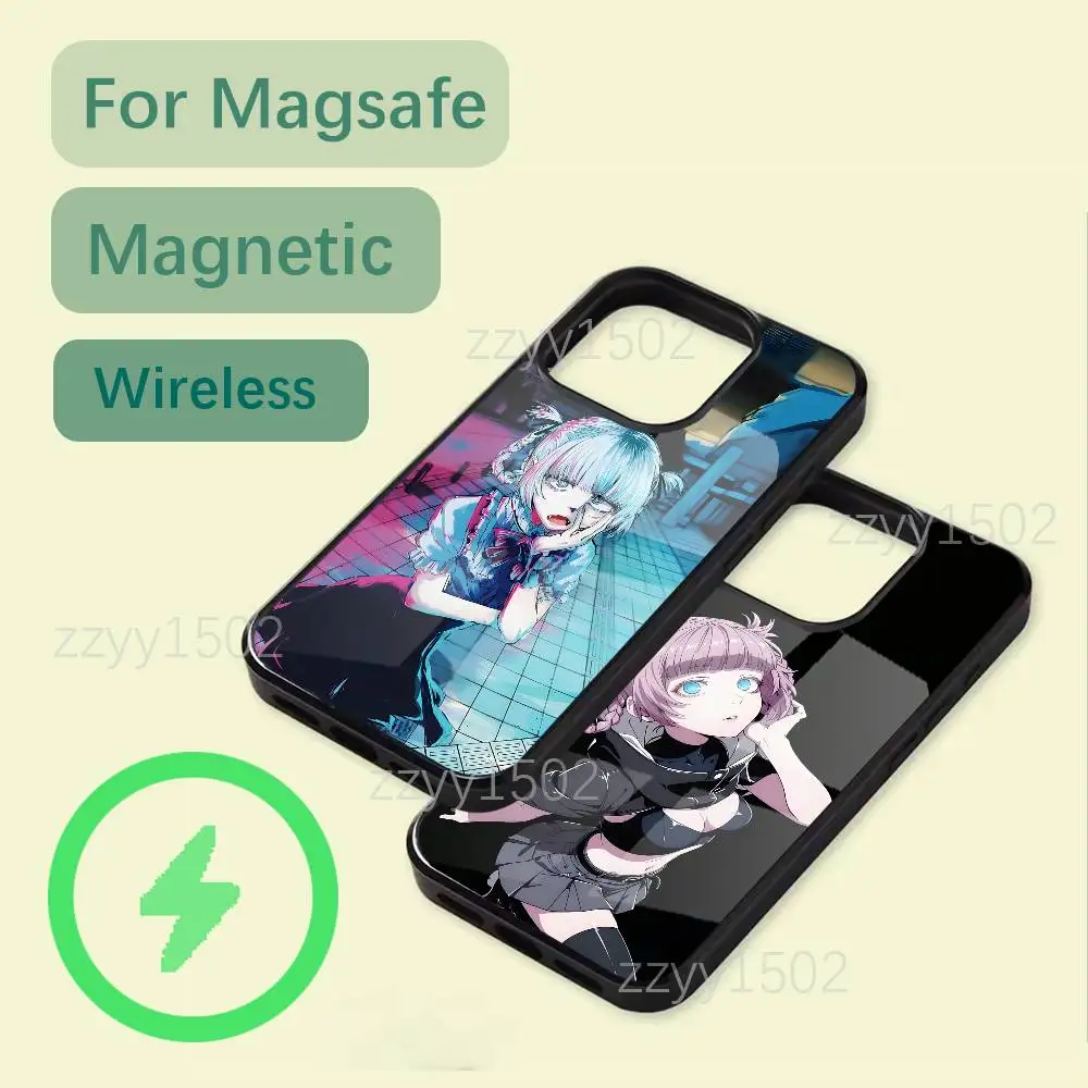 

C-Call of Night Nazuna Nanakusa Phone Case for iPhone 17,16,15,14,13,12,11 Pro,Max,Plus,X,XS,XR,SE4,E Mini Charging with MagSafe