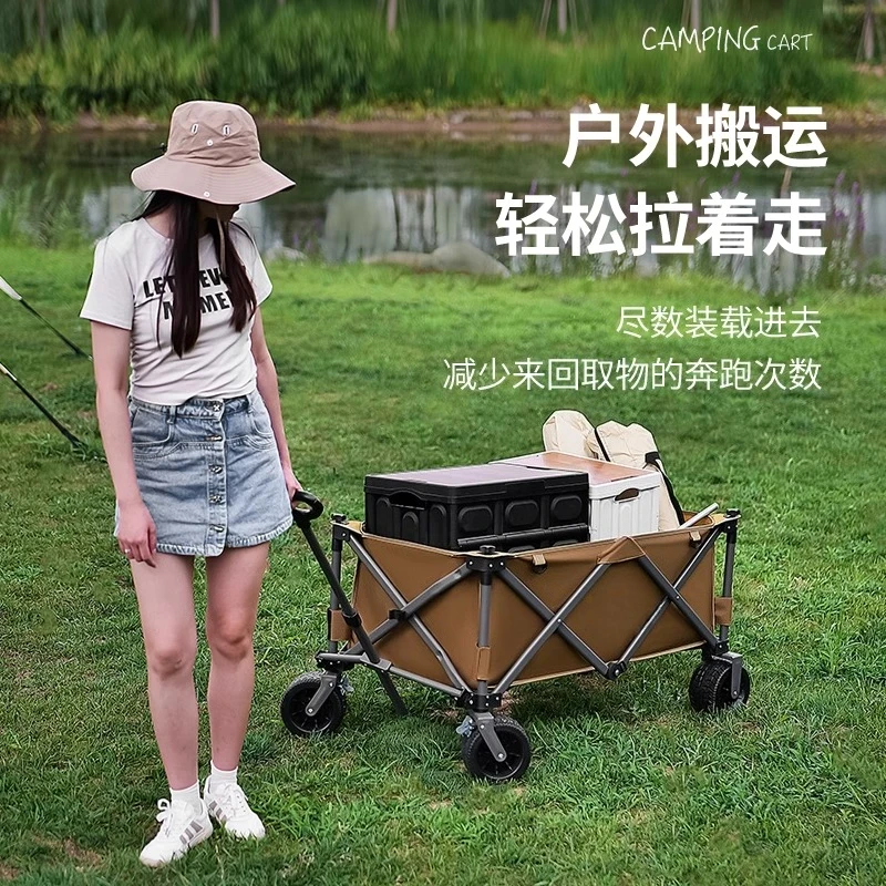 Camper cart, trolley, outdoor camp cart, gather folding trolley, picnic cart, camping trailer, stall truck