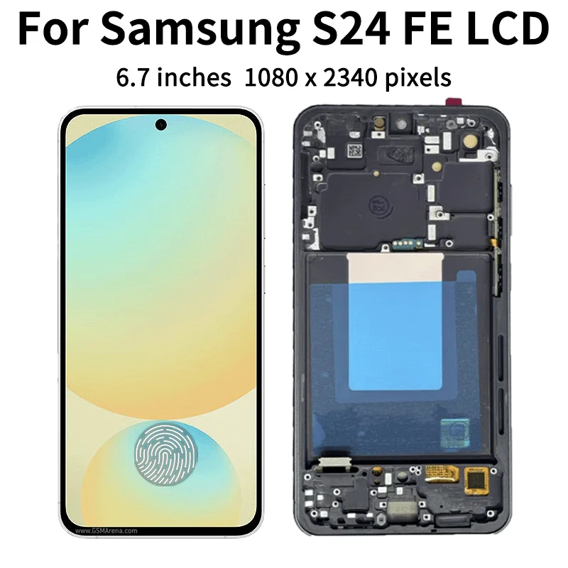 6.7'' Super AMOLED do Samsunga S24 FE 5G S721B S721U S721W S7210 LCD S24FE Wyświetlacz z Ekranem Dotykowym i Digitizerem w Zestawie — zdjęcie produktu 3