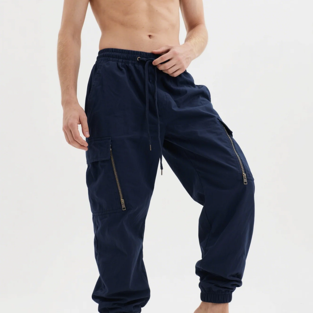 

2025 New Cargo Pants Men Jogging Casual Pants Cotton Full Length Tactical Military Pants Trousers