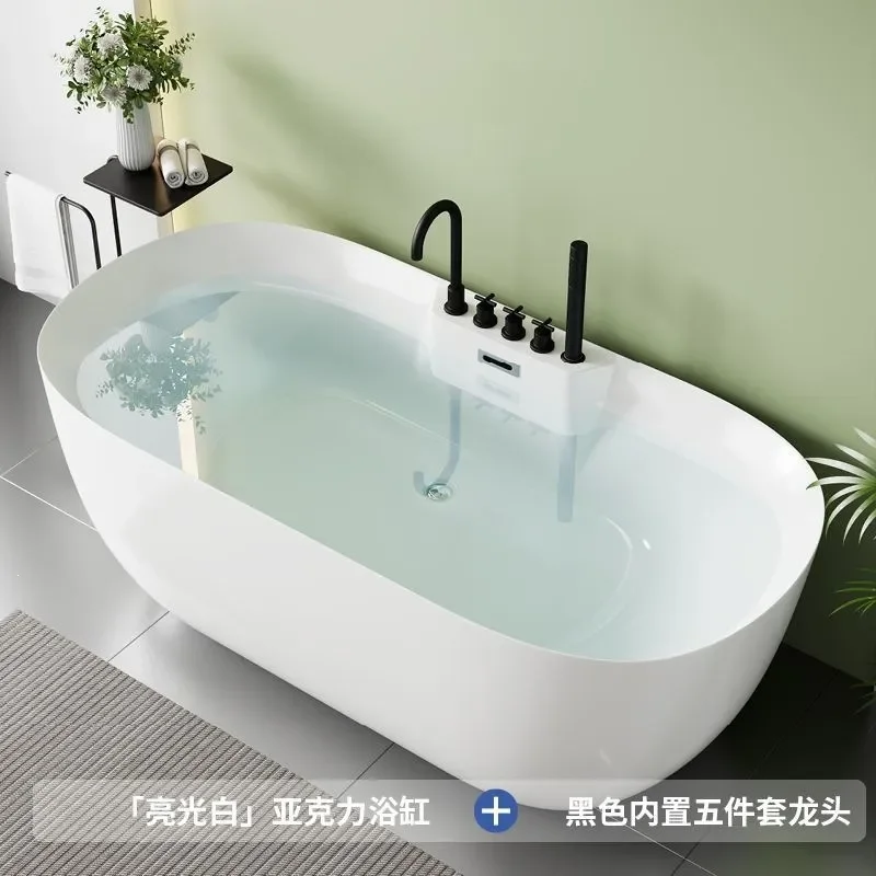 For Household Acrylic Seamless Integrated Bathtub Independent Adult Hotel High End Homestay Small Apartment Internet