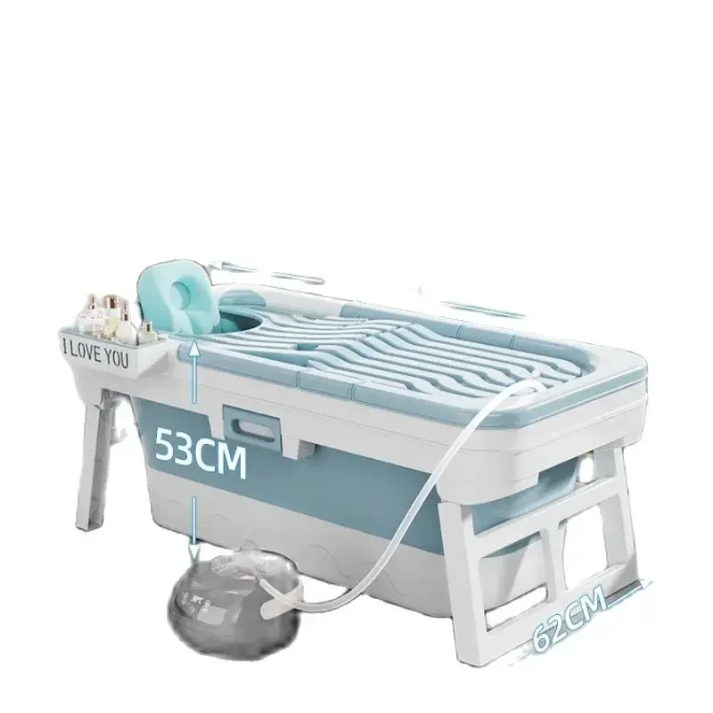 

#Japanese style folding home bathtub, adult full body sweat steam bathtub, children's bathtub