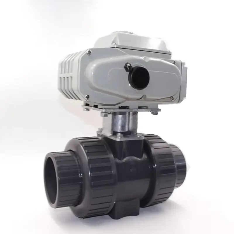 BSP NPT CTB-005 50NM UPVC Thread Glue Dn15 Dn20 Dn32 0-10v Water Flow Control Modulation Valve