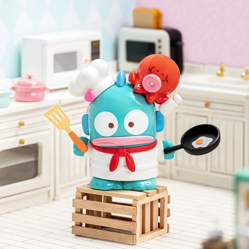 

New Sanrio Roller Skating Western Restaurant Series Blind Box Cool Lolomi Melody Figures Cute Girl Toy Model Ornament Xmas Gifts