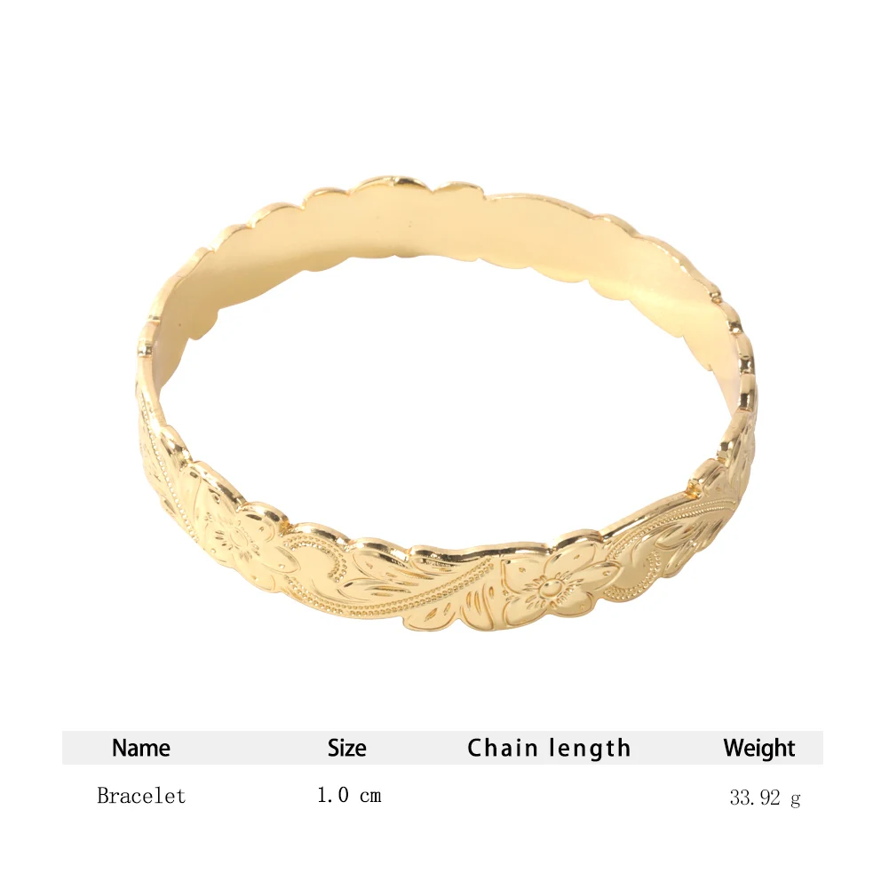 Cring Coco Hawaiian Bangle Bangles Fashion Woman Gold Plated Designer Jewelry Accessories Polynesian Bracelet for Women Luxury