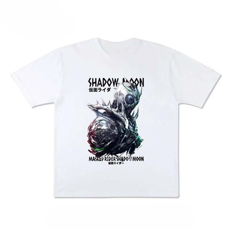 Co-branded Kamen Rider shadow Moon BLACKSUN anime around summer cotton short-sleeved T-shirt men's clothes loose