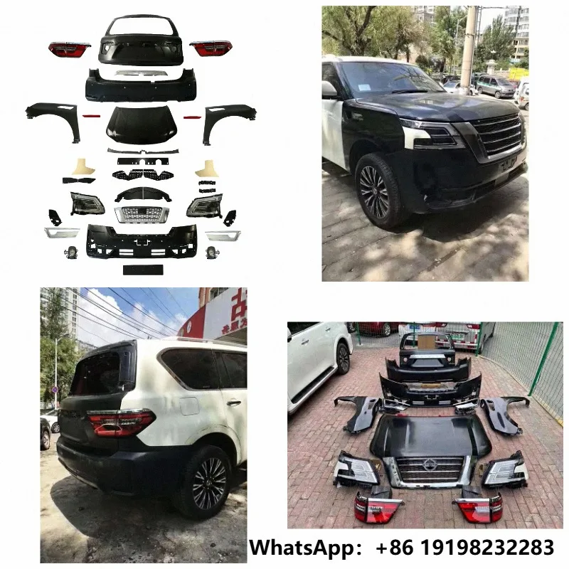 PP Material Automotive Bumpers for Patrol Y61 2014-2019 Change to 2022 Y62 Style.