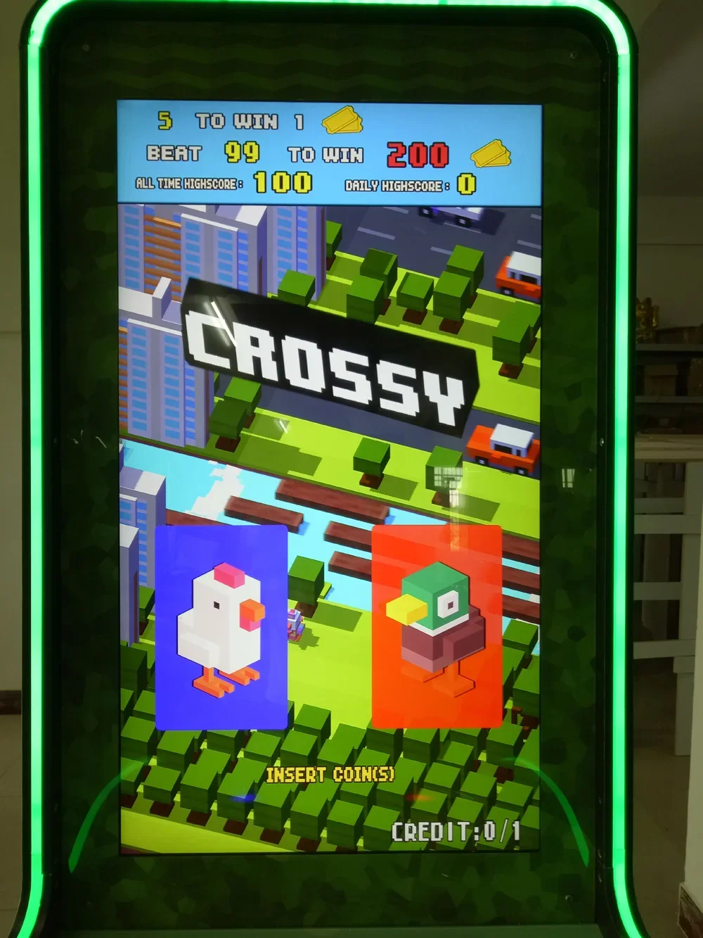 جهاز Playfun Family Fun Carnival Center Device Crossy Road Video Arcade Exchange Ticket Lottery Game Machine