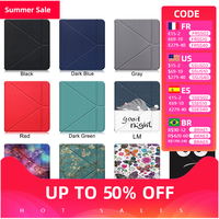 For Kobo Libra Colour 2024 Smart Case 7 inch Multi-folding Stand eReader Cover Shockproof Protective Shell Auto Wake/Sleep Funda