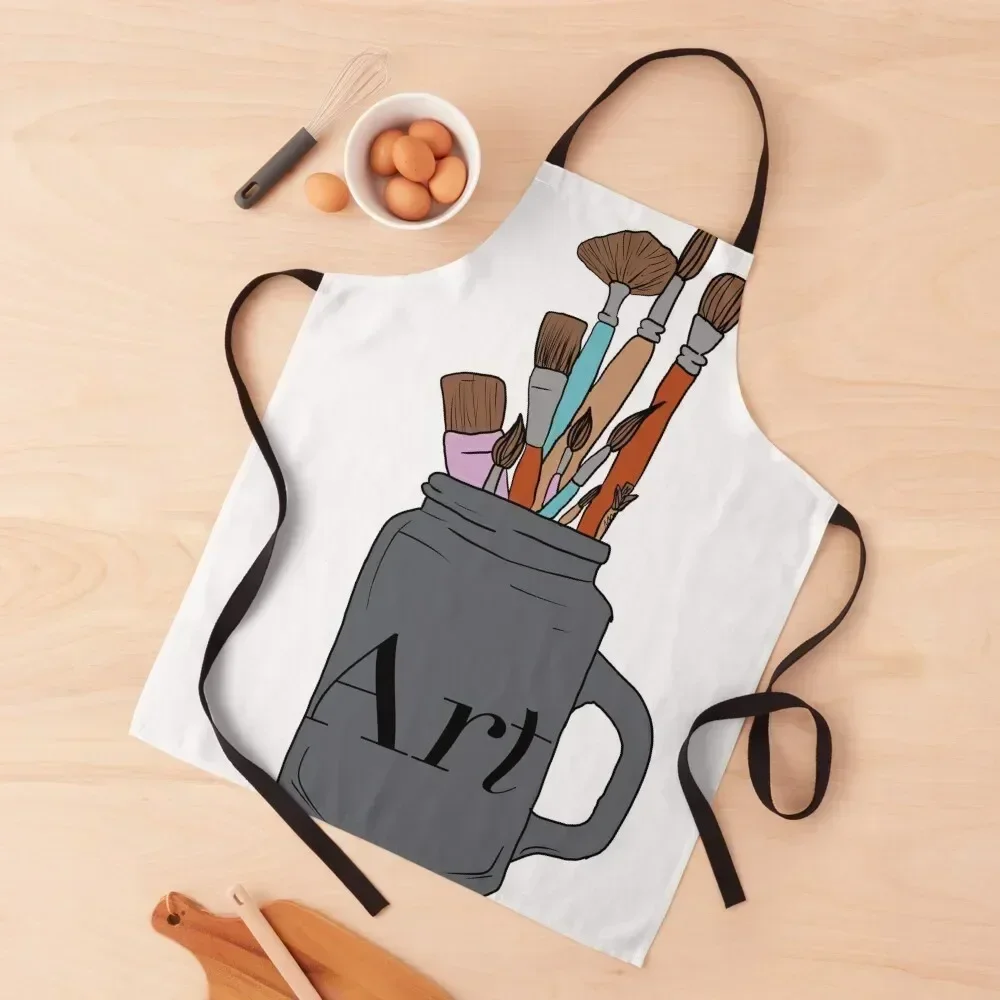 

Art Apron Restaurant Kitchen Equipment Barista Customizable For Man Haircut Apron