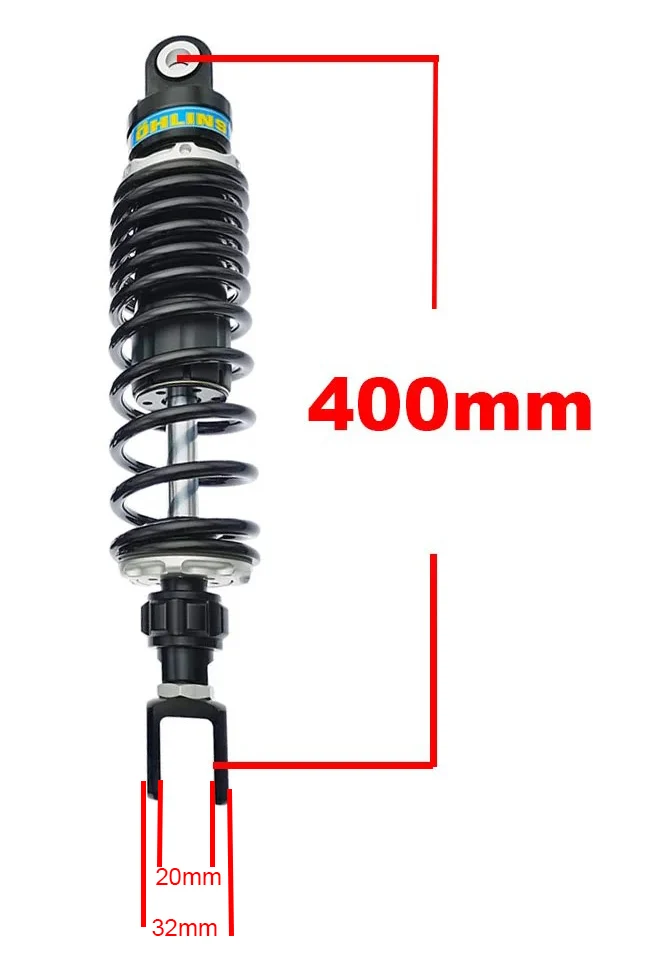 Modified CNC REAR SHOCK ABSORBERS Adjustable 1 pair for Honda FJS Silver Wing 400 GT400 for KYMCO CT250 CT300 S400