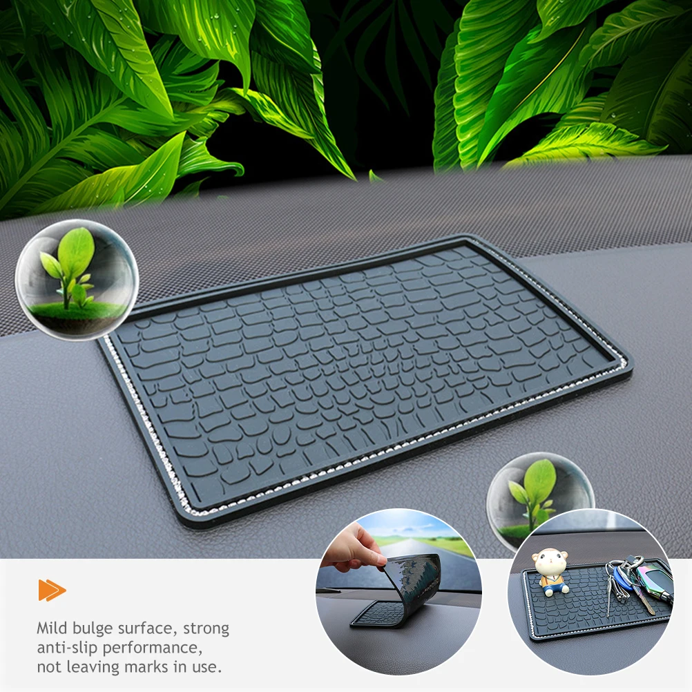 

Anti-Slip Pad For Car Dashboard Premium Pvc Phone Holder Non-Slip Mounting Mat Reusable Car Accessories Dashboard Mat