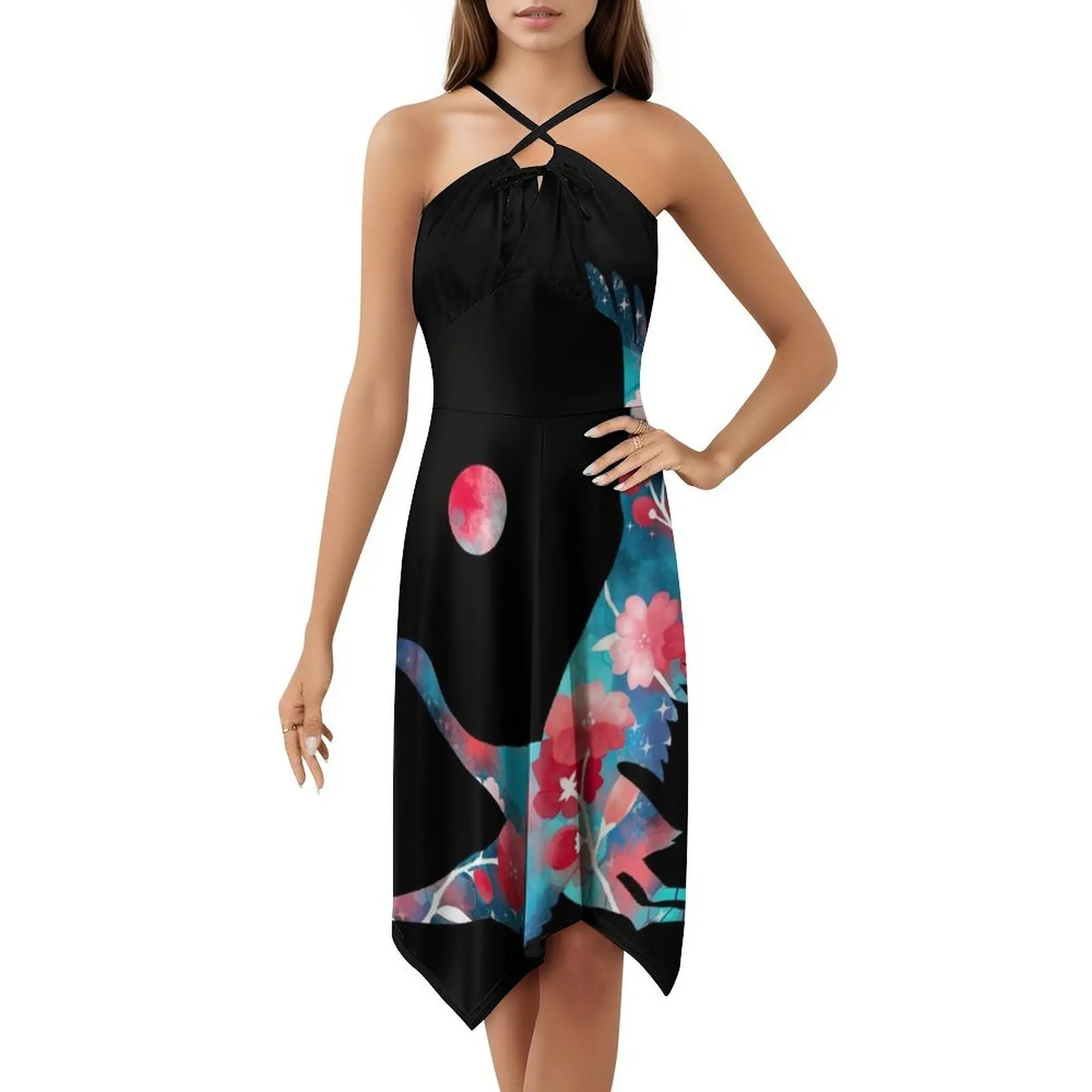 فستان كاجوال على الطراز الكوري الياباني كرين ساكورا الجمالي (باللون الأسود) للنساء فساتين مكتب يومية بسيطة للسيدات يابانية #5