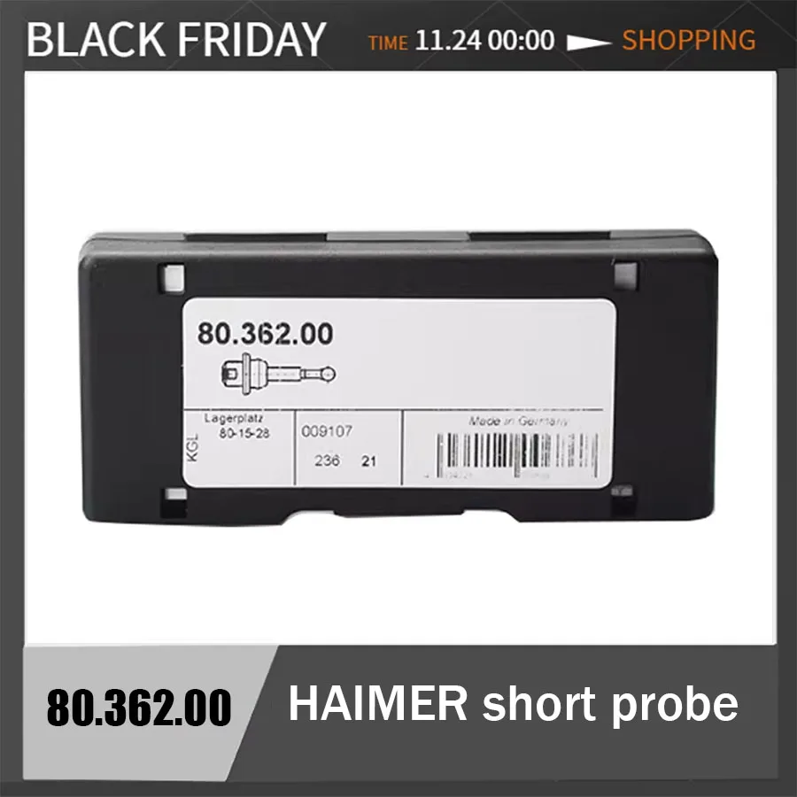 

NEW HAIMER 80.360.00FHN 3D Edge Finder Probe 80.362.00 Short Probe Φ 4 * 25L/80.363.00 Long Probe Φ 8 * 65L