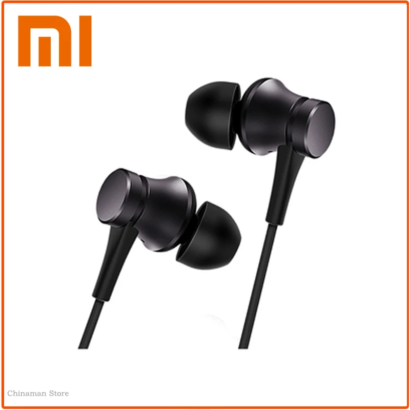 Originele Xiaomi Piston 3-oortelefoon Bass Bedraad 3,5 mm in-ear sporthoofdtelefoon met microfoon Headset voor telefoon Xiaomi Samsung Huawei