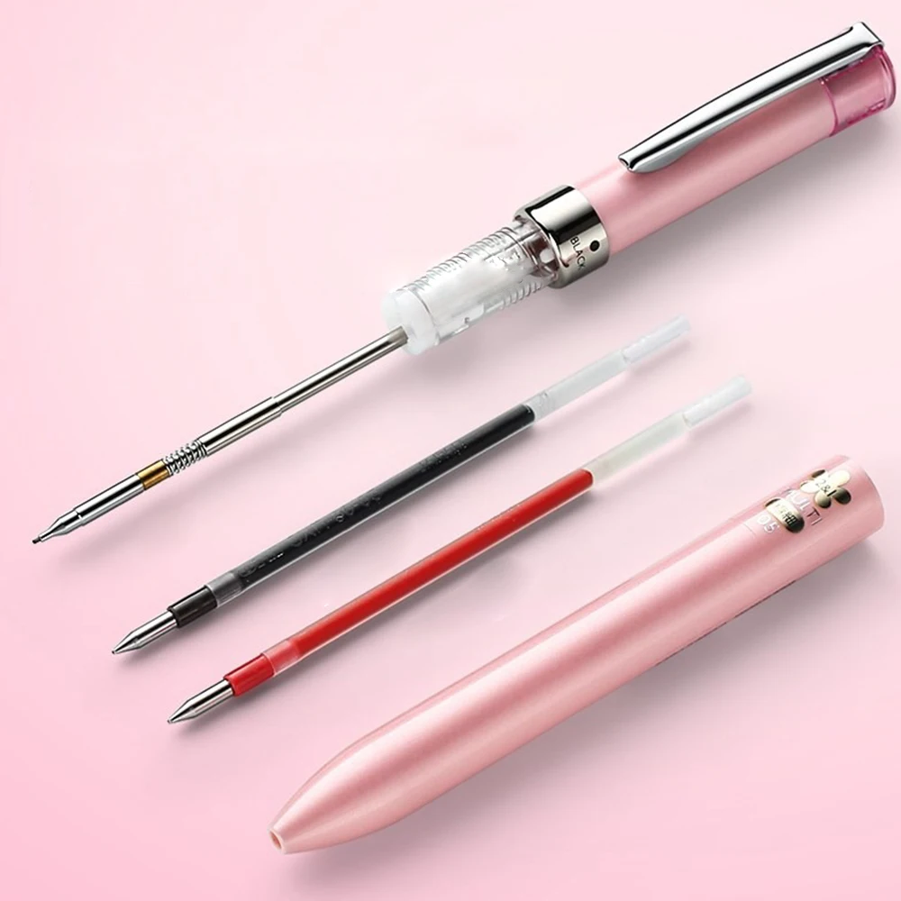 Japan UNI Multi Functional Pen Jetstream MSXE3-701 Red/Blue Medium Oil Pen+0.5mm Mechanical Pencil School Office Stationery