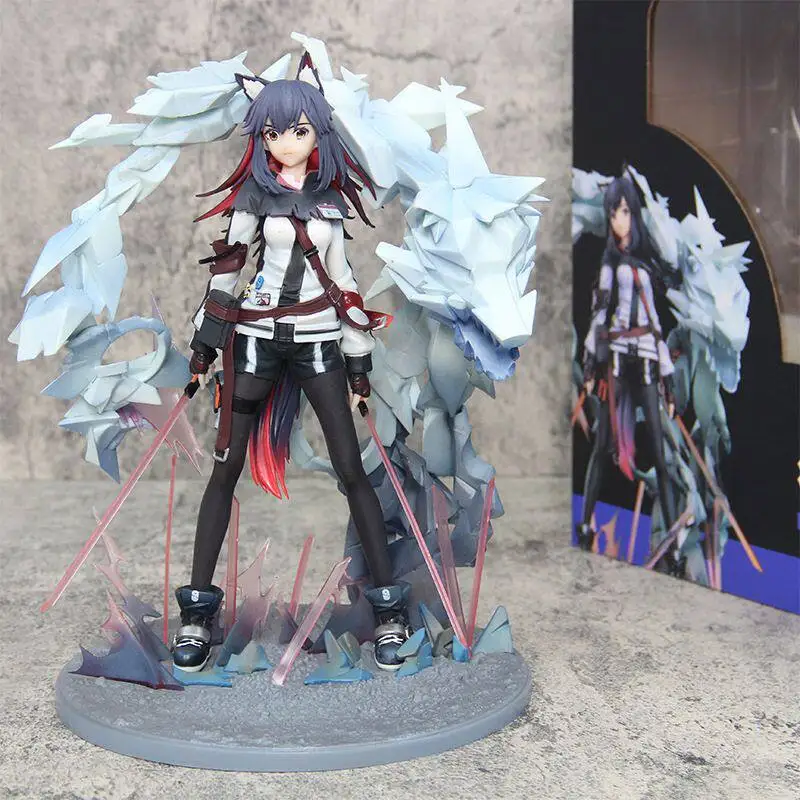 

Arknights Texas Anime Figure Pvc Model Game Peripheral Desktop Computer Case Decoration Collectible For Anime Game Enthusiasts